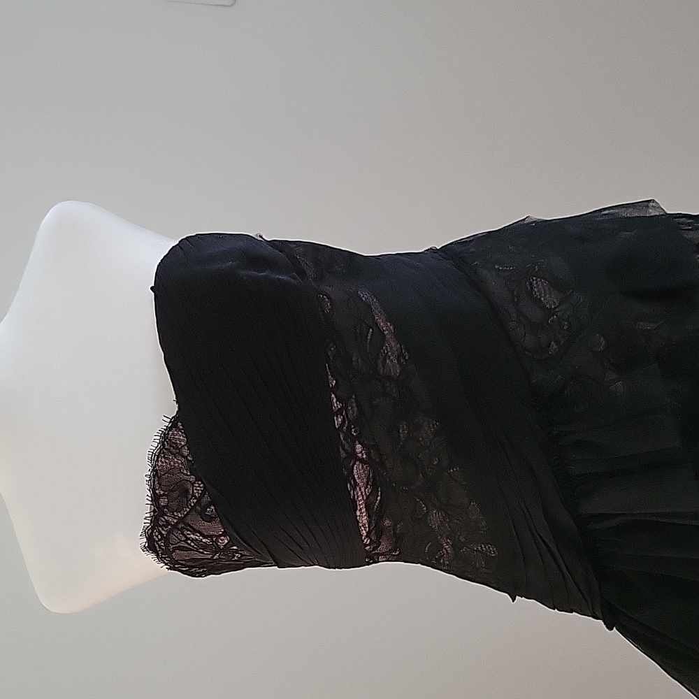 BCBG runway by Max Azria. Size 10 US. Black/ nude color.